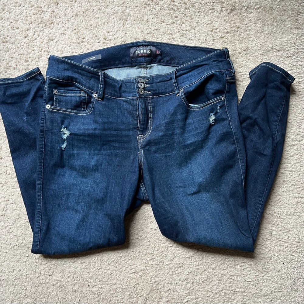 TORRID Dark Jeggings